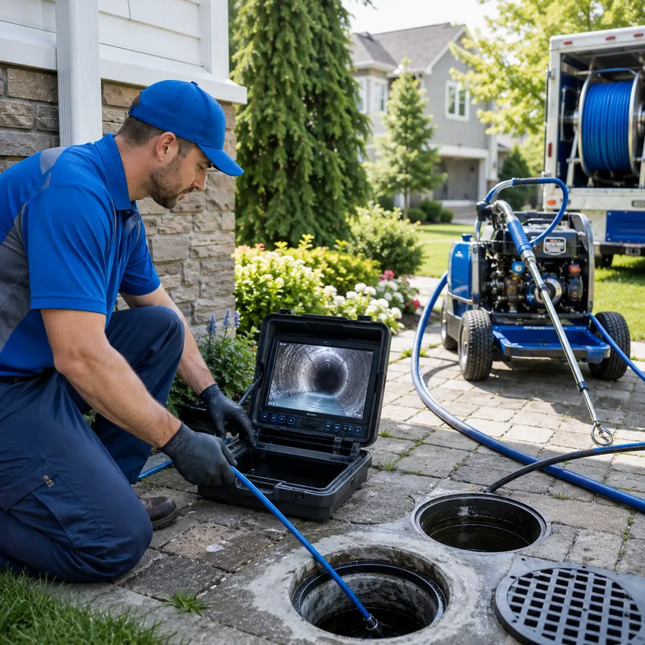 Outdoor drain cleaning professionals serving Machiasport, ME